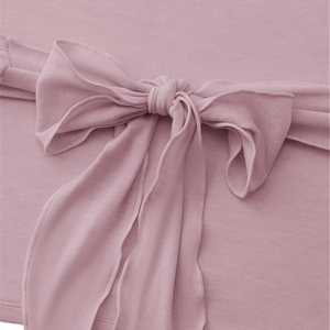 <b>Women</b> Asymmetrical <b>Long</b> Sleeve Yoga Top Solid Color Self-Tie Front Breathable Activewear <b>Shirt</b> - Product Image 5