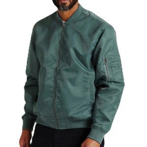 Factory Made Best Quality Men Satin <b>Jackets</b> In Low MOQ New Design Men Satin <b>Jackets</b> with Custom Logo And Design - Product Image 1