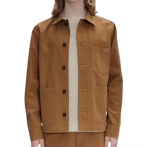 แจ็คเก็ตยีนส์คุณภาพสูงสำหรับผู้ชาย ปี 2026 ทนทาน สไตล์วินเทจ ระบายอากาศได้ดี กันลม หนา เหมาะสำหรับฤดูหนาว แต่งปกปักลาย  บุด้วยผ้าฝ้าย - Product Image 3