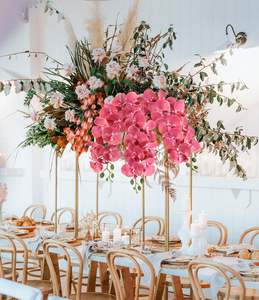 THAF-016 Orquídea Phalaenopsis Artificial Premium, Flor de Orquídea de Seda con Tacto Real para Decoración de Hogar, Hotel y Bodas - Product Image 6