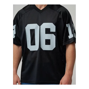 Vintage Style Oversized <b>Soccer</b> Jersey Custom Logo Football Shirt Breathable Athletic Team Uniform - Product Image 3