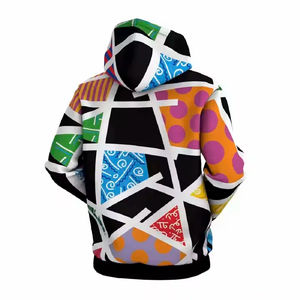 Sudaderas con capucha sublimadas para hombre en oferta, sudaderas con capucha para adultos, sudaderas con capucha con impresión de logotipo personalizado para hombre, básicas, de mezcla de algodón. - Product Image 6