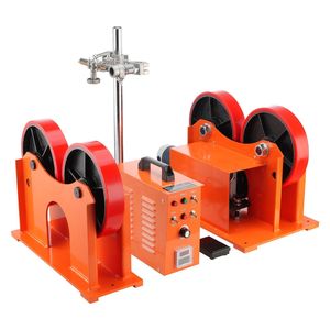 Rulli di Rotazione per Saldatura 110V, Rullo di Collegamento con Capacità di Carico 1000KG/2205LBS, Diametro 25-1400mm, Velocità 80-1600mm/min, Ingresso 110V - Product Image 1