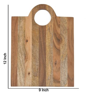 Planche à découper longue avec poignée, surface extra large et durable, idéale pour couper, servir le fromage et pour un style de cuisine moderne - Product Image 5
