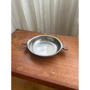 Nouveau style 2026 – Grand saladier en acier inoxydable, bol de service et de mélange en métal, bol à nouilles avec poignée en bois et en métal - Product Image 4