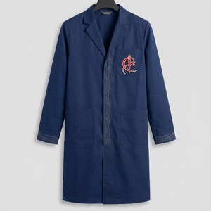 Bata de Laboratorio Profesional Ligera de Poliéster/Algodón Tejido para Uso Hospitalario, Diseño Unisex con Comodidad y Durabilidad - Product Image 1