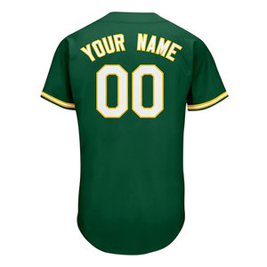 Maillot de baseball OEM pour homme, manches courtes, vêtements de sport, coupe athlétique respirante, 100% polyester, nouveau design - Product Image 2