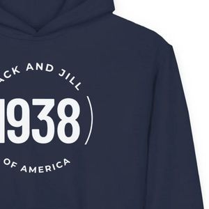 เสื้อฮู้ดดี้แขนยาวพิมพ์ลายกราฟิกสำหรับเด็ก แจ็คแอนด์จิล ยูธ 1938 รุ่นซีเคิร์ล ผ้าเนื้อนุ่ม สวมใส่สบาย เสื้อเด็กสั่งทำได้ ขายส่งเสื้อผ้า - Product Image 5