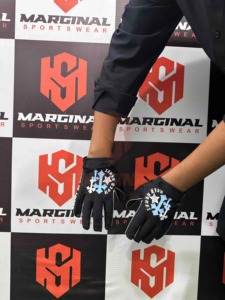 Custom Logo Winter No Slip Comfortable Breathable Gel American Football Receiver Gloves Super <b>Sticky</b> Lightweight Full Finger - Product Image 2