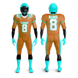 Top Design Team Wear American Football Uniform Unisex New Arrival Breathable 100% Polyester Short Sleeve <b>Cheap</b> Price OEM - Product Image 1