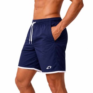 Shorts de bain à séchage rapide pour hommes, légers, respirants, en polyester, avec cordon de serrage à la taille, fabricant de marques privées - Product Image 2