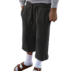 <b>Men's</b> <b>Pink</b> <b>Shorts</b> Drawstring Waist Cotton Casual Solid Knitted Breathable High Rise with Pockets Vintage Eco-Friendly - Product Image 6