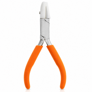 Flat Nose Nylon Jaw Pliers Jewelry Making Tool Non Scratch <b>Wire</b> Straightening Shaping DIY <b>Craft</b> Repair Tool - Product Image 4