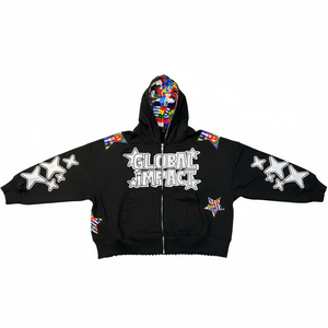 Sudadera con Capucha para Hombre, Diseño Personalizado, Parche Bordado, 100% Algodón, Felpa, Secado Rápido, Transpirable, Ecológica, Servicio OEM, Ropa Casual Urbana - Product Image 1
