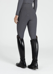Wholesale Womens Horse Riding Leggings <b>Full</b> Seat Silicone Anti <b>Slip</b> Mesh Panel Spandex Jodhpurs Custom Design OEM Factory - Product Image 2