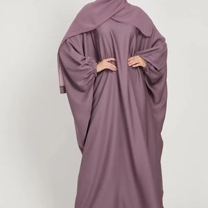 Dubai Abaya New Saudi Arabia Designs Sustainable Silk Lightweight Ankle Length Spring <b>Dress</b> <b>for</b> Women Muslim Burqa Turkey Style - Product Image 4