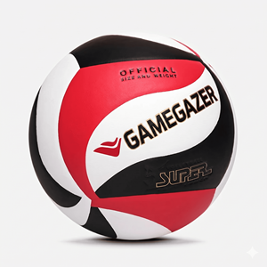 ลูกวอลเลย์บอล GAMEGAZER MS-VB-1029 PU ทนทาน น้ำหนักเบา ขนาด 5 น้ำหนัก 260-280 กรัม รอบวง 650-670 มม. เย็บด้วยเครื่องจักร ปรับแต่งได้ - Product Image 1