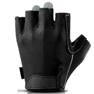 Guantes de levantamiento de pesas personalizados para entrenamiento, guantes deportivos para fitness, dominadas, ciclismo, antideslizantes de malla para hombres y mujeres - Product Image 1