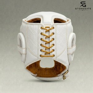 Protège-tête en cuir imprimé sur mesure, léger et réglable, respirant, pour l'entraînement de MMA et de Kickboxing 2026 - Product Image 4