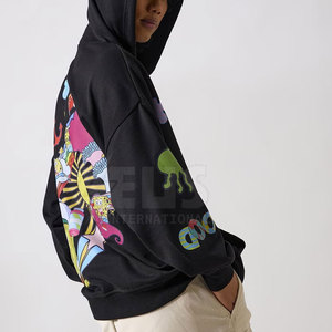 Sudaderas Extra Grandes Personalizadas para Hombre, Sudaderas Extra Grandes de Algodón Mezclado para Hombre, Moda Urbana - Product Image 2