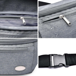 Bolsa de Pecho para Ciclismo y Cinturón de Correr, Multicompartimentos, Deportiva, Bandolera, de Lona - Product Image 6
