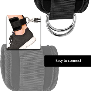 Sangle de musculation personnalisée pour cheville, fabriquée au Pakistan, nouvel équipement de gym, sangles de cheville - Product Image 4
