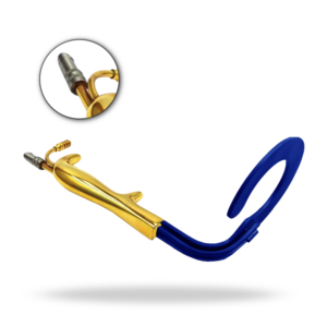 C Circular Breast Retractor Insulated With Fiber <b>Optic</b> 23cm Surgical <b>Instrument</b> Breast Surgery Retractor Tool - Product Image 1