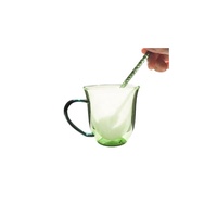 Verres à boisson en verre borosilicate soufflé à la main bicolore breveté pour marques de boissons haut de gamme, couleur personnalisée, double paroi