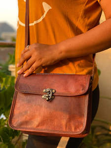 Vintage gerçek keçi deri kadın çanta büyük kapasiteli omuzdan askili çanta Satchel hakiki Crossbody seyahat ofis bayanlar - Product Image 4