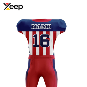 Uniforme de Fútbol Americano Personalizable XEEP XC-AFU-33 para Hombre, Transpirable, de Alta Calidad, con Transferencia Térmica de Poliéster - Product Image 4