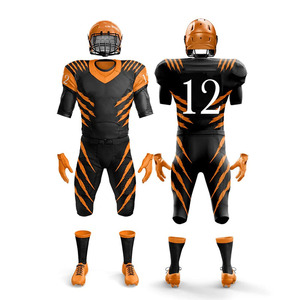 Conjunto de Uniforme de Fútbol Americano Personalizado, Secado Rápido, Transpirable, Tallas Grandes, Ropa Deportiva, 100% Poliéster - Product Image 6