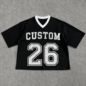 เสื้อฟุตบอลสั่งทำพิเศษ-ระบายอากาศได้ดี ไซส์ใหญ่ แขนสั้น ออกแบบเองได้ ผลิตจำนวนมาก พร้อมบริการส่งออก - Product Image 6