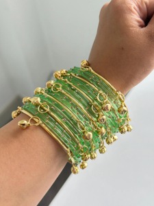 Trendy kashmiri Stackable Fashion <b>Bangles</b> For Women Stylish <b>Bangles</b> <b>Set</b> Modern Ladies Wrist Accessories Daily Wear Fashion - Product Image 4