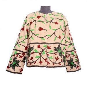 Classy Style Women Embroidered Cotrise Jacket Short Winter <b>Coat</b> Wholesale Traditional Fashion Outerwear For Women - Product Image 1