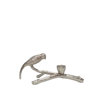 เชิงเทียนอลูมิเนียมรูปนกและกิ่งไม้ตกแต่งสไตล์โมเดิร์นสำหรับบ้านโรงแรมสำนักงานโต๊ะให้แสงสว่าง - Product Image 1