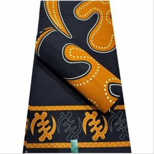 Tissu géotextile léger en polyester/coton teint uni avec logo africain, motif chevrons tissé, 250 GSM, pour sacs de vêtements - Product Image 2