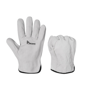 Gants de soudage en cuir de mouton véritable, anti-chaleur, haute qualité, personnalisables, pour travaux extérieurs, jardinage, conduite - Product Image 4