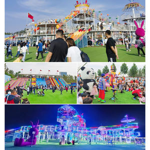 Montaña Rusa Manual, Divertido Juego <span class=keywords><strong>Interactivo</strong></span> para Niños y Padres con Doble Vía para Parques de Atracciones y Hoteles Turísticos - Product Image 3