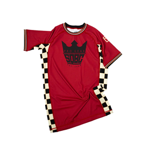 Camiseta Deportiva Pro Gear para Hombre, Artes Marciales Mixtas, Diseño a Cuadros Amarillos, Secado Rápido, Corte Regular, Logotipo Estampado en la Parte Delantera - Product Image 5
