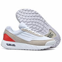 Chaussures de course décontractées pour hommes, légères, respirantes, en maille, avec coussin d'air, antidérapantes, pour la marche en plein air, chaussures de sport