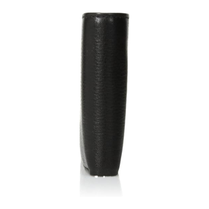 Portefeuille fin en cuir véritable vintage unisexe avec fermeture pliante, design minimaliste, usage quotidien, pour homme, noir - Product Image 1