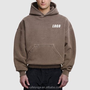 Sweat-shirt personnalisé avec logo frontal, style streetwear, en molleton 360 g/m², 100 % coton, imperméable, respirant, écologique, coupe classique, avec poche - Product Image 3