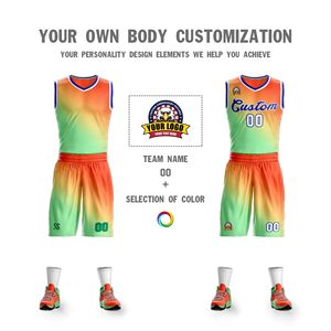 Uniformes de Baloncesto Personalizados para Hombre, Camisetas, Pantalones Cortos y Tops de Baloncesto Sublimados en Poliéster - Product Image 3