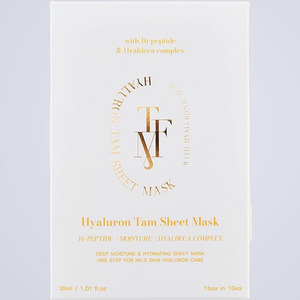แผ่นมาส์กหน้าเกาหลี แบรนด์เกาหลี K-Beauty Tapomi Hyalruron Tam Sheet Mask 10 แผ่น ผลิตในเกาหลี ไฮยาลูรอนิก แอซิด - Product Image 4