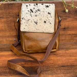 กระเป๋าสะพายข้างหนังวัวสำหรับผู้หญิงกระเป๋าสะพายไหล่หนังแท้ออกแบบได้เองแบรนด์ดัง - Product Image 2