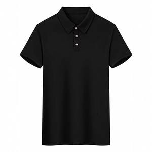 เสื้อโปโลตาข่ายแห้งเร็วแบบกำหนดเองจากโรงงาน OEM สำหรับผู้ชาย สีพื้น เรียบง่าย สไตล์ลำลองธุรกิจ แขนสั้น มีปก พร้อมโลโก้ - Product Image 2