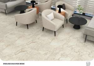 Carreaux de porcelaine brillants élégants et modernes, format 600x1200, grands carreaux pour projets d'aménagement intérieur commercial - Product Image 2