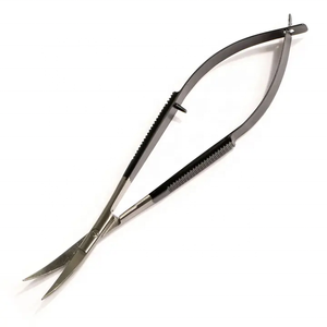 กรรไกรปลายแหลมแบบยุโรปกรรไกรขนาดเล็กแบบโค้งงอเครื่องมือความงาม - Product Image 1