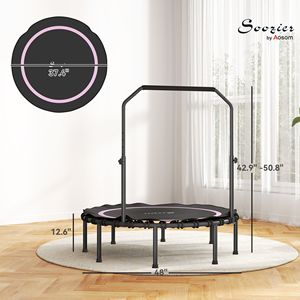Trampolino Gonfiabile Personalizzabile da 10, 12, 14 Piedi per Uso Interno in Palestre e Parchi, per Esercizio e Salto, Nessuna Spedizione nei Fine Settimana - Product Image 4