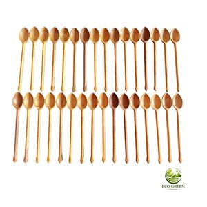 Cuchara Medidora de Madera Roja Natural para Café, Té, Azúcar y Sal - Product Image 5